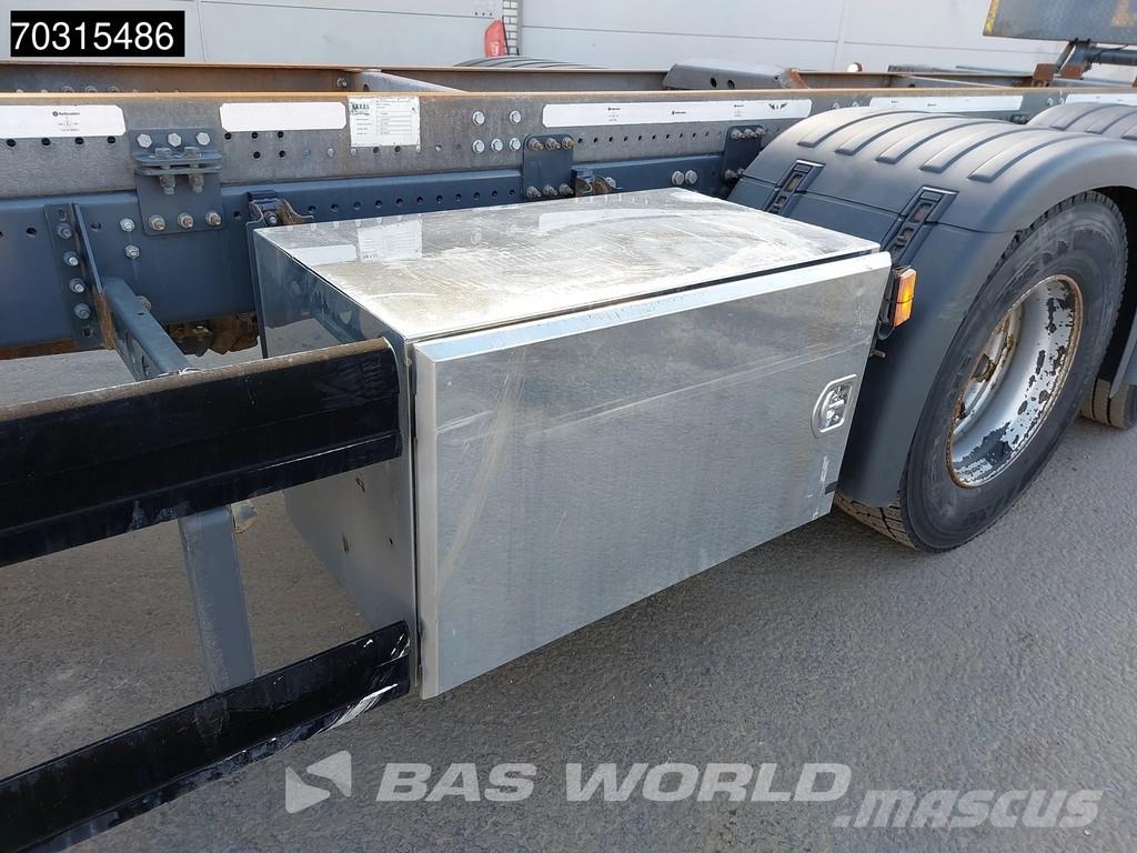 Scania P500 P 6X2 Full Air Zepro 2500kg Ladebordwand Lift شاحنات قابلة للفك