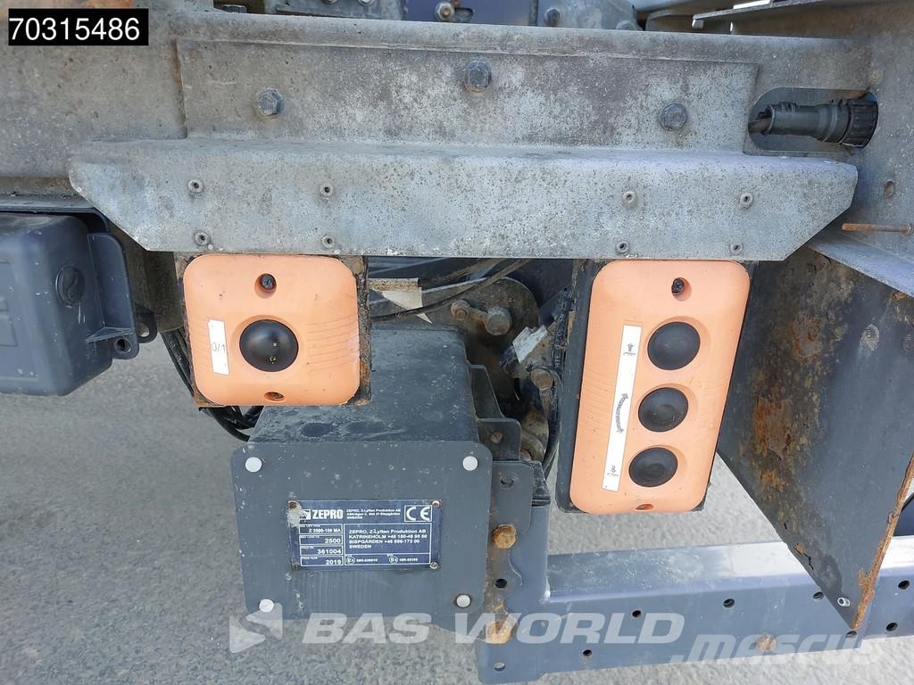 Scania P500 P 6X2 Full Air Zepro 2500kg Ladebordwand Lift شاحنات قابلة للفك