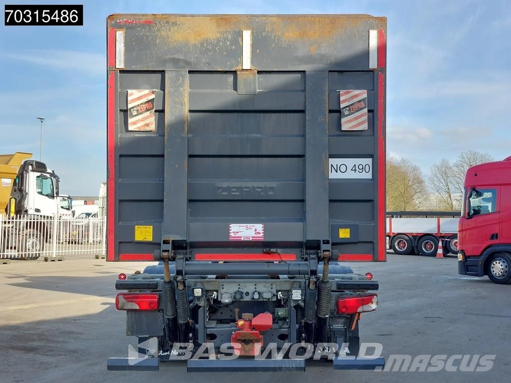 Scania P500 P 6X2 Full Air Zepro 2500kg Ladebordwand Lift Ciężarówki z wymienną zabudową