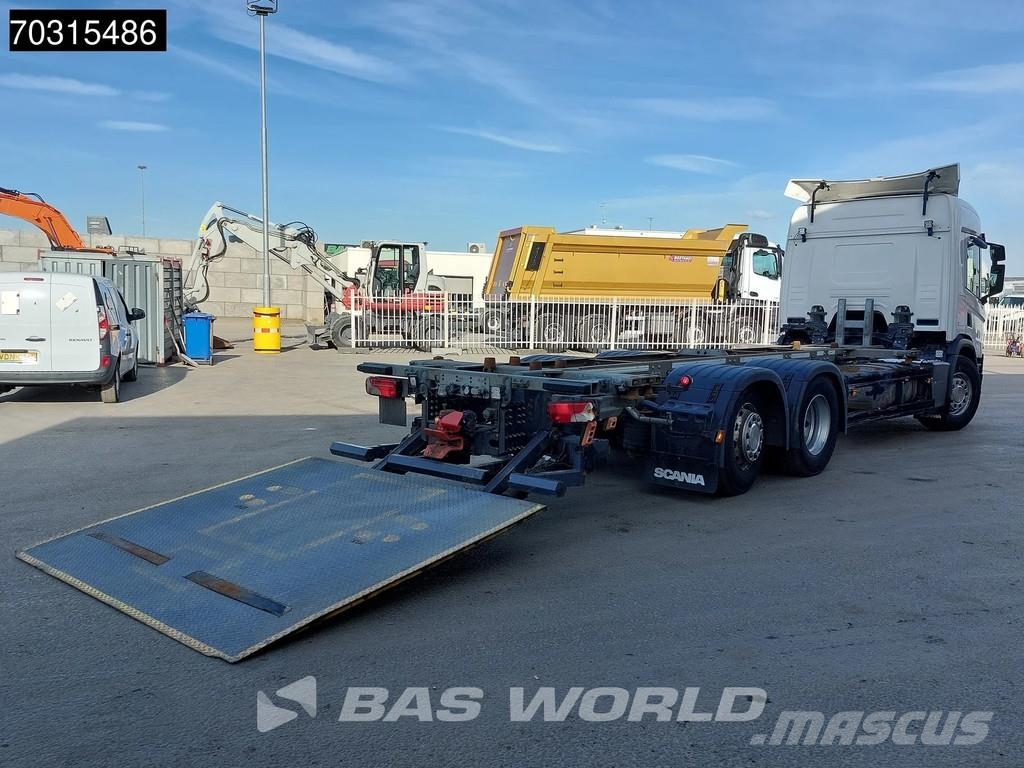 Scania P500 P 6X2 Full Air Zepro 2500kg Ladebordwand Lift شاحنات قابلة للفك