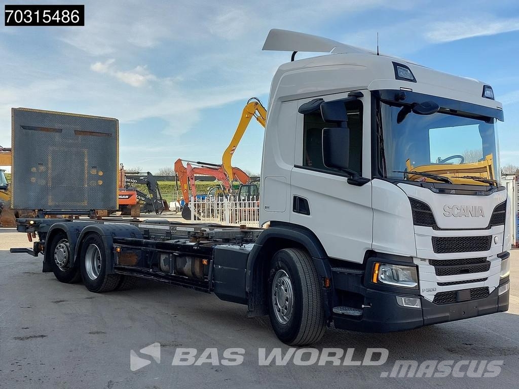 Scania P500 P 6X2 Full Air Zepro 2500kg Ladebordwand Lift شاحنات قابلة للفك