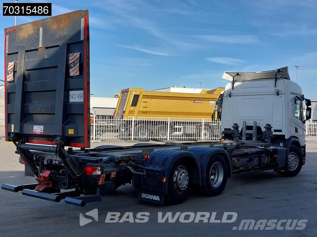 Scania P500 P 6X2 Full Air Zepro 2500kg Ladebordwand Lift شاحنات قابلة للفك