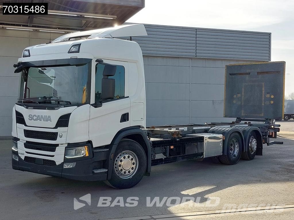 Scania P500 P 6X2 Full Air Zepro 2500kg Ladebordwand Lift شاحنات قابلة للفك