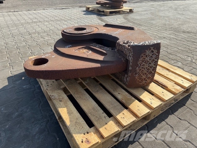 Verachtert replaceable scrap shear jaws Cortadoras