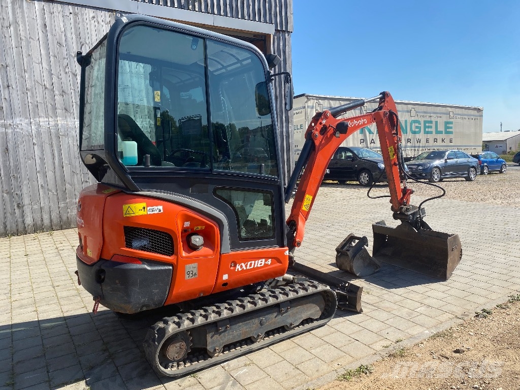 Kubota KX 018-4 Mini kotrók < 7t