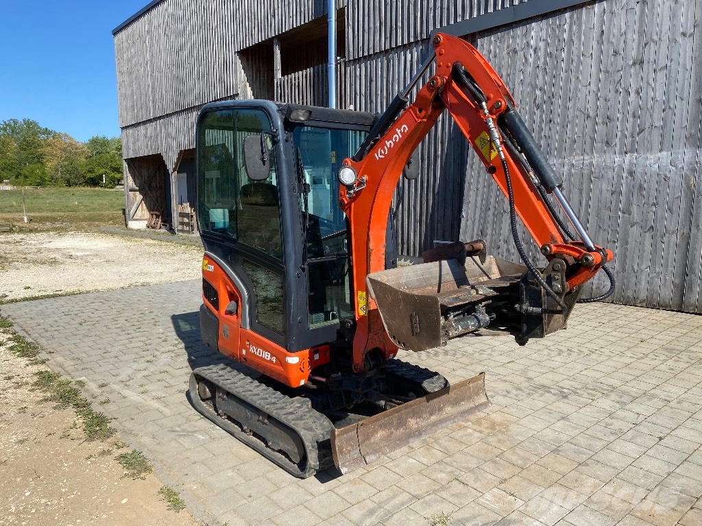 Kubota KX 018-4 Mini kotrók < 7t