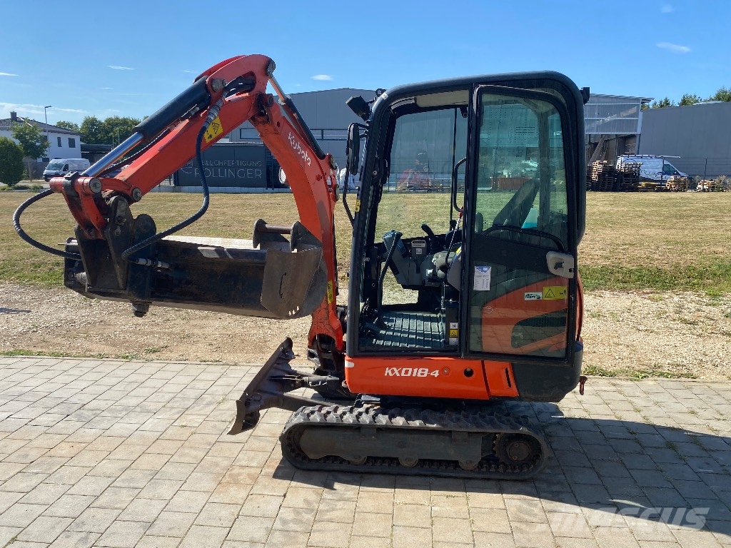 Kubota KX 018-4 Mini kotrók < 7t