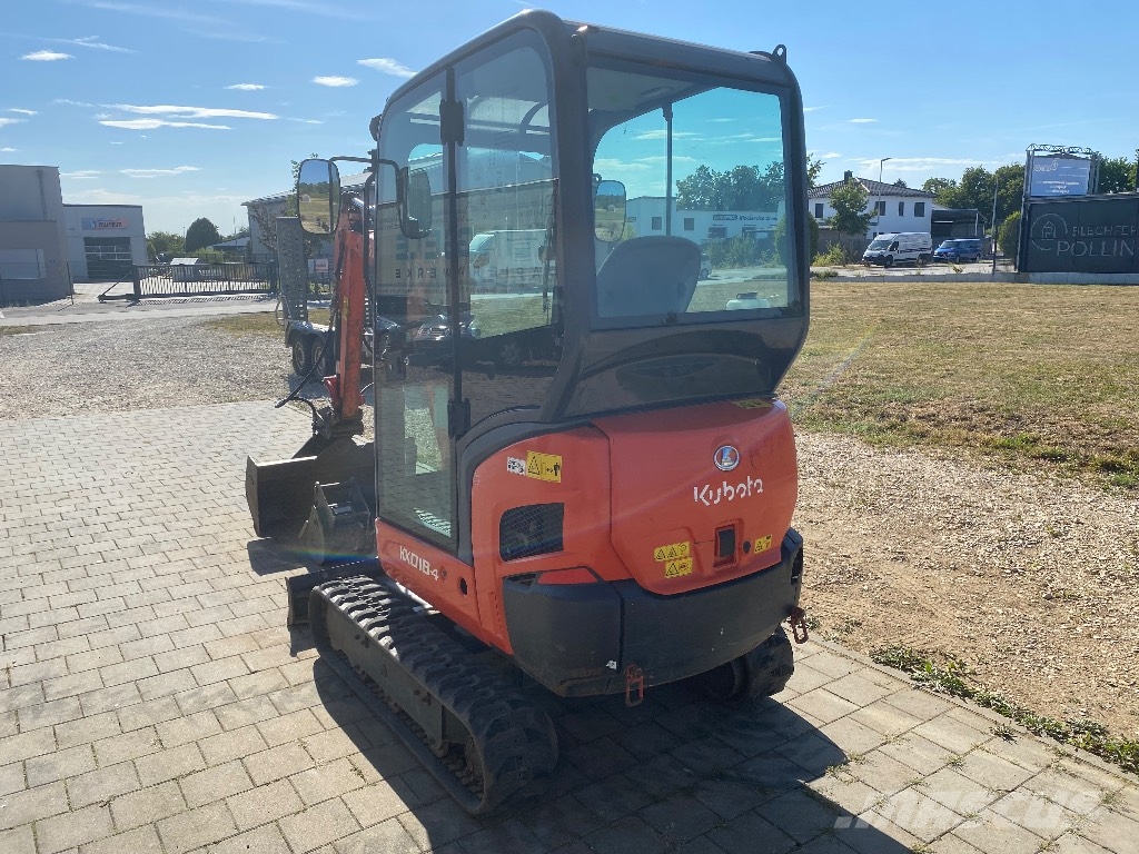 Kubota KX 018-4 Mini kotrók < 7t