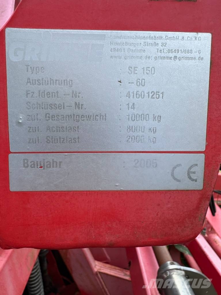 Grimme SE 170-60 Aardappelrooiers