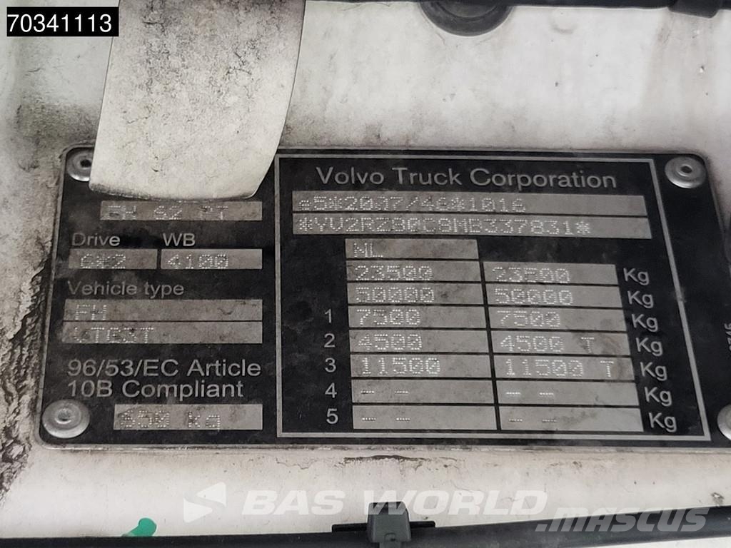 Volvo FH 460 FH 6X2 LNG! ADR Hydraulik ACC Alcoa's Sadulveokid