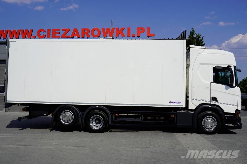 Scania R500 / KRONE 19 EPAL refrigerator / Doppelstock / شاحنات بدرجة حرارة قابلة للضبط
