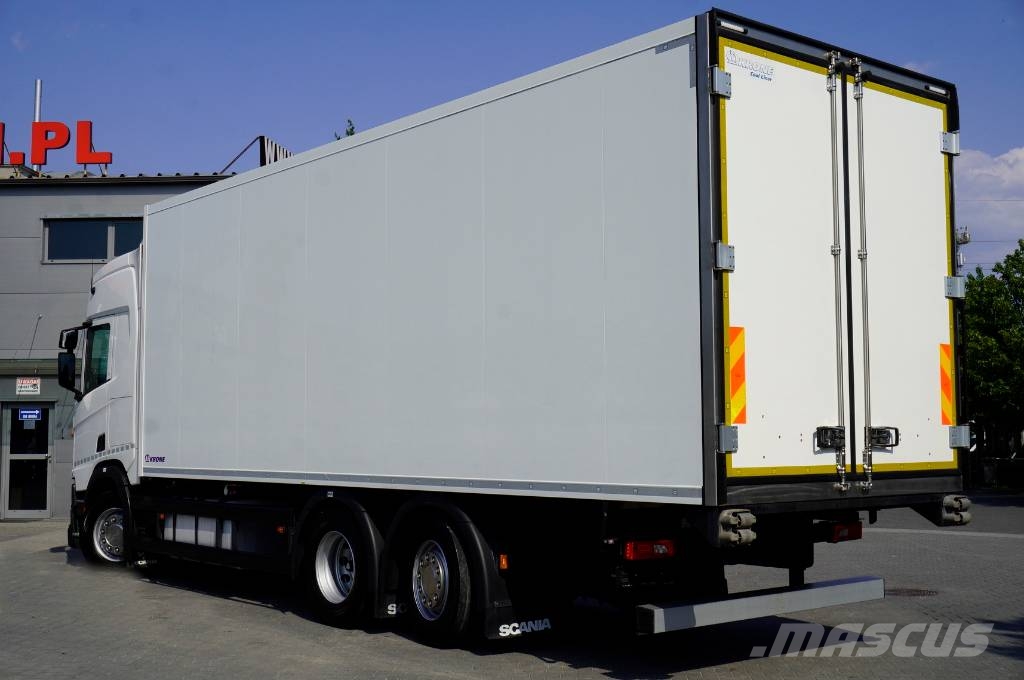 Scania R500 / KRONE 19 EPAL refrigerator / Doppelstock / شاحنات بدرجة حرارة قابلة للضبط