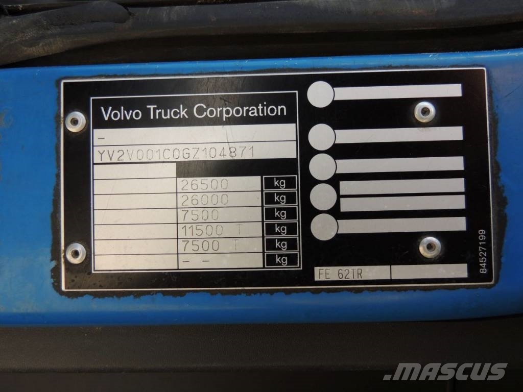 Volvo FE 320 62TR Śmieciarka, 2015rok, 6x2, 320KM, EURO Renovationslastbiler