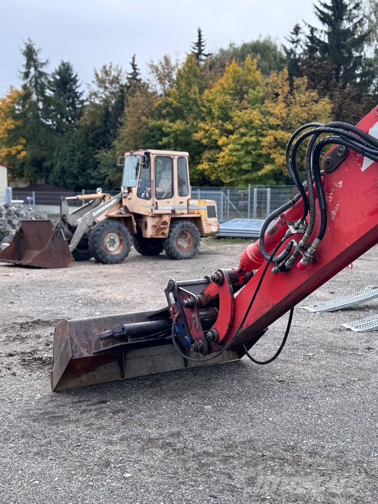 O&K MH 3.5 Mobilbagger Verstellausleger 3 Löffel MS08 Pelle sur pneus