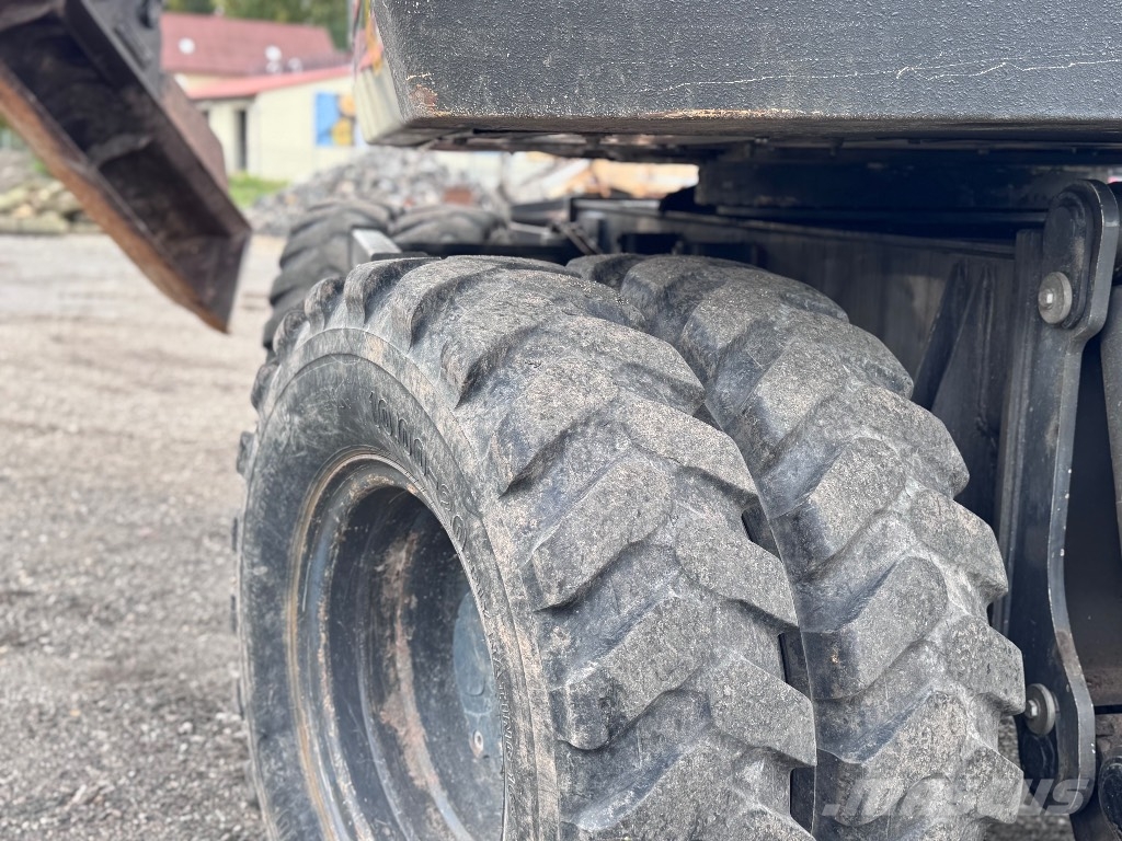 O&K MH 3.5 Mobilbagger Verstellausleger 3 Löffel MS08 Pelle sur pneus
