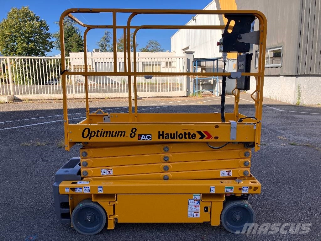 HAULOTTE OPTIMUM8 - NEW BATTERIES NEW WHEELS Scheren-Arbeitsbühnen