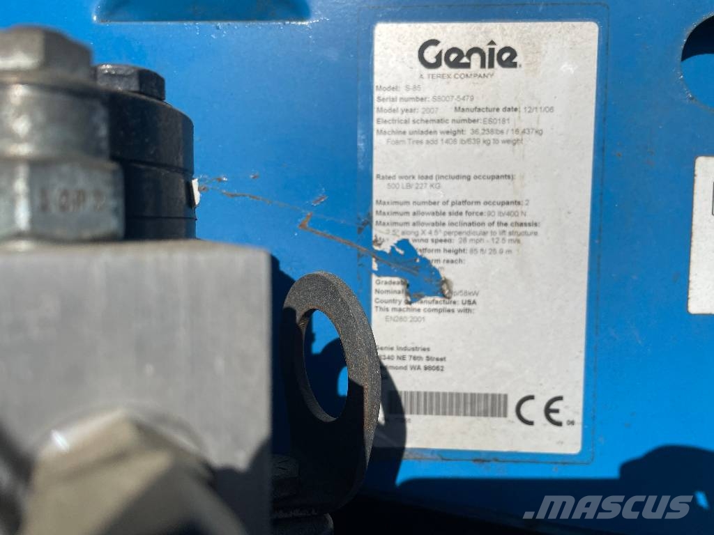 Genie S 85 Telescoophoogwerkers
