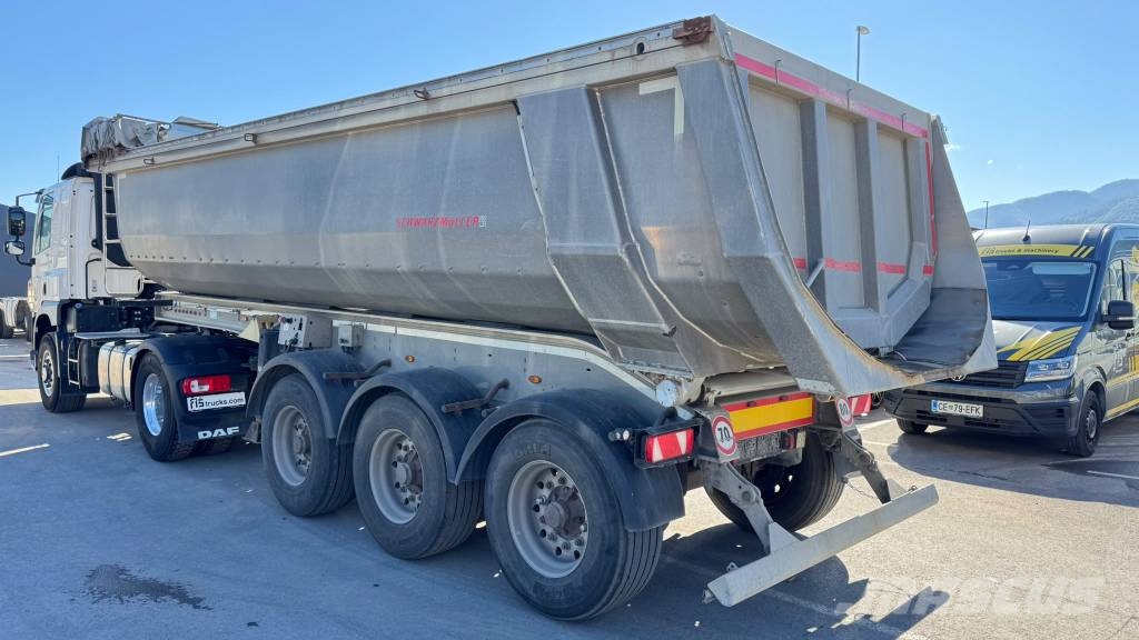 Schwarzmüller SK FULL ALU - 4300kg - 2X LIFT + TARPAULIN Брезентови полуремаркета