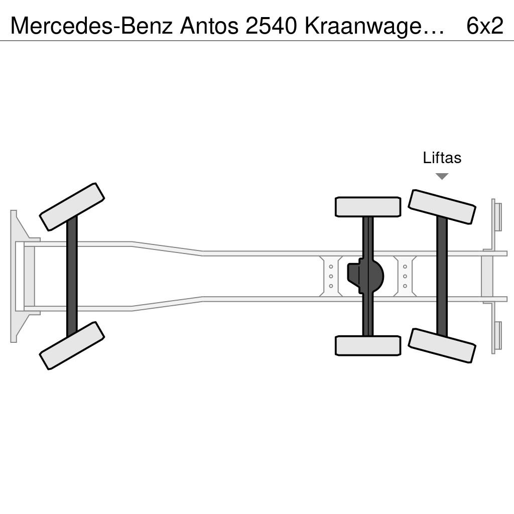 Mercedes-Benz Antos 2540 Kraanwagen Hiab 158E-4 All terrain cranes