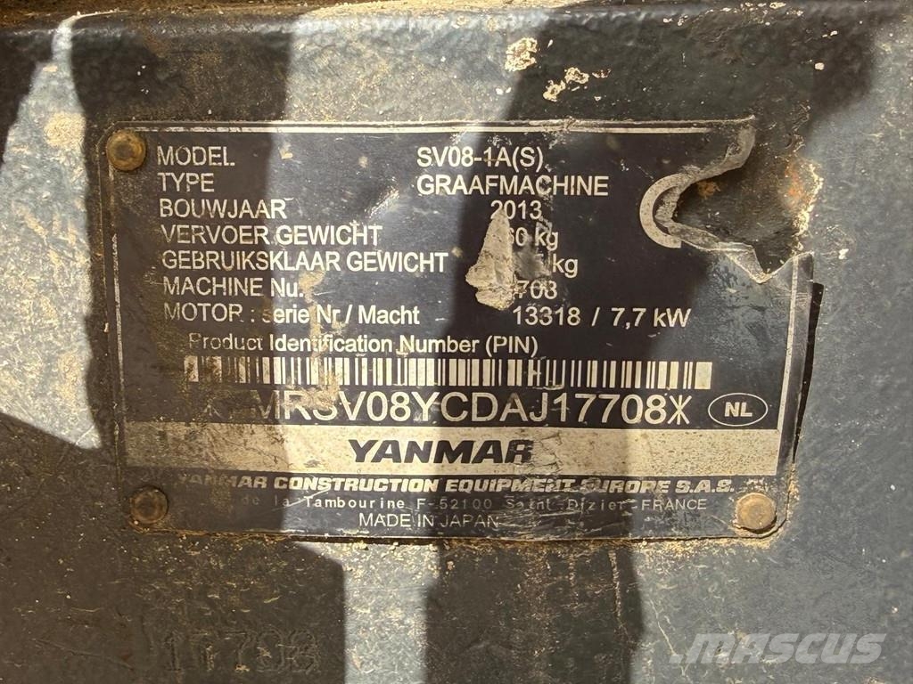Yanmar SV08 SV08 Minibagger < 7t