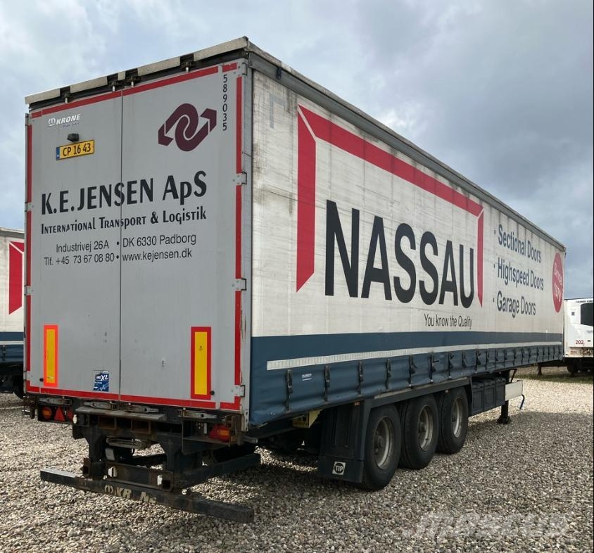 Krone Trailer Curtainsider Sliding Roof Straight Curtainsiderauflieger
