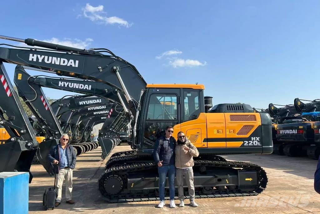 Hyundai HX 220 HD Bageri guseničari