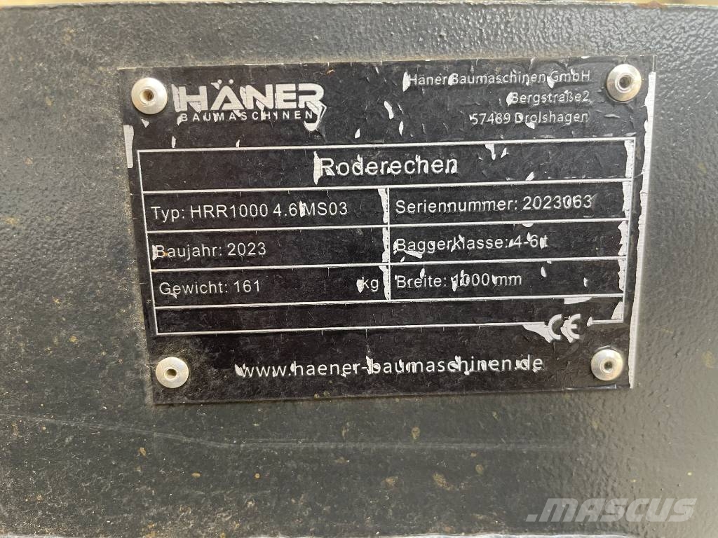 Häner Häner Roderechen / Reisigrechen / MS03 / 1.000 mm Kultivatori za građevinarstvo