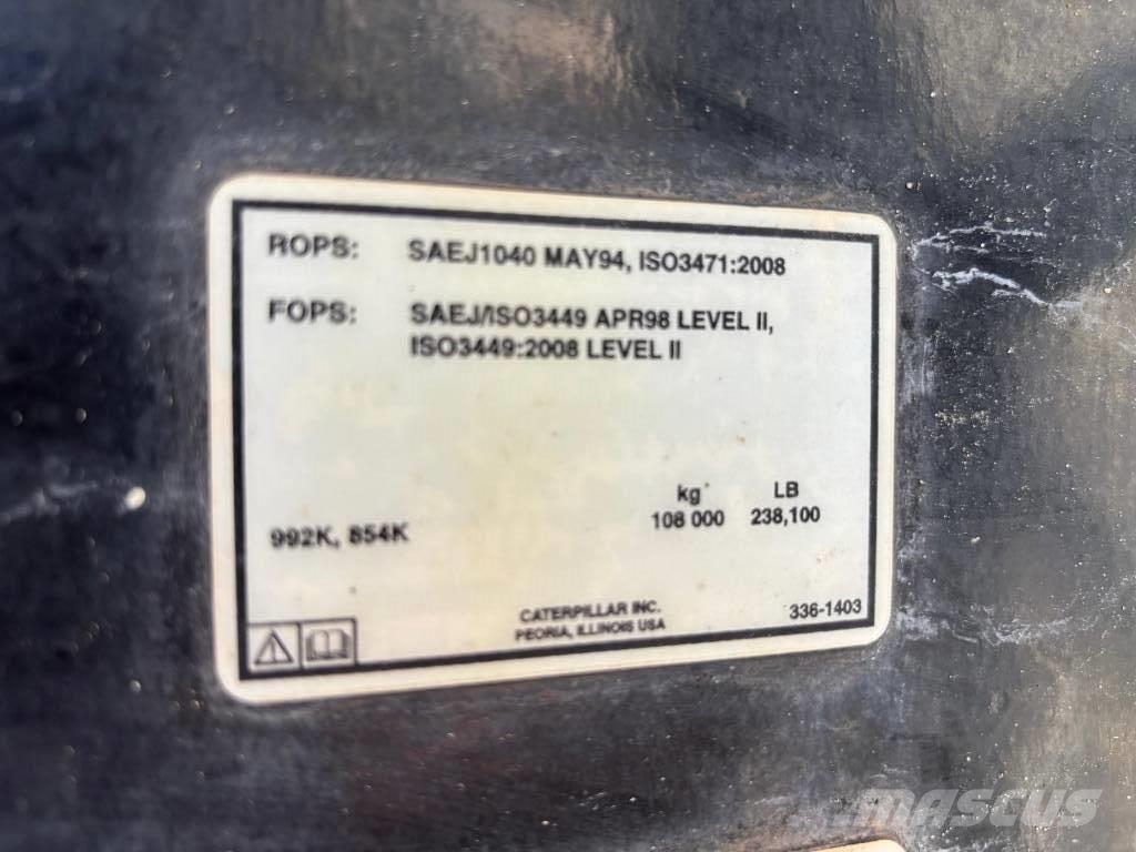 CAT 992 K (full service history available) Radlader