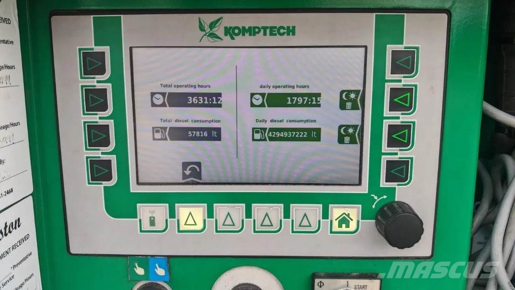 Komptech CRAMBO 6000 MOBILE SLOW-SPEED SHREDDER ماكينات تقطيع أخشاب الحراجة