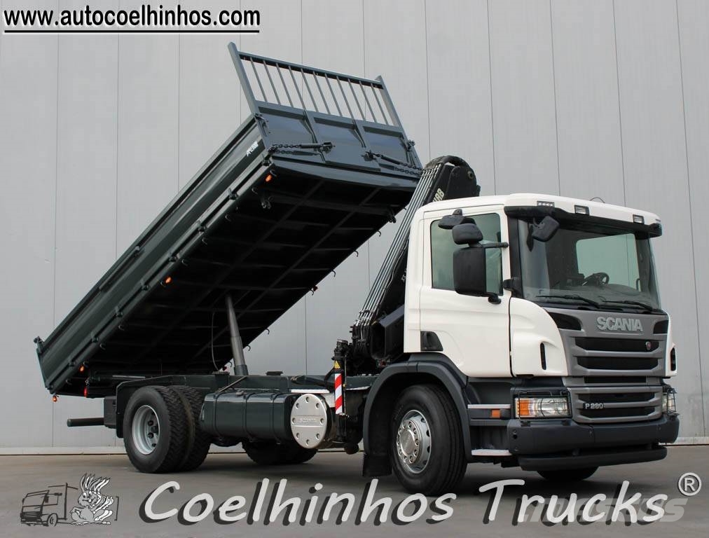 Scania P 280 + Hiab 122 XS Kiperi kamioni