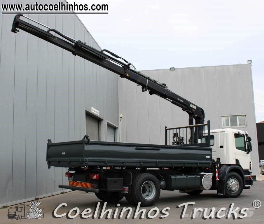 Scania P 280 + Hiab 122 XS Kiperi kamioni