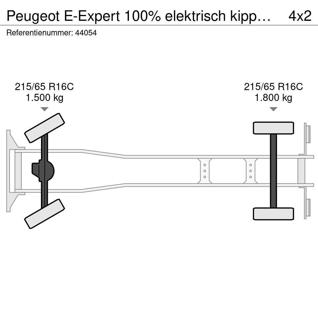 Peugeot E-Expert 100% elektrisch kippende zijlader Müllwagen
