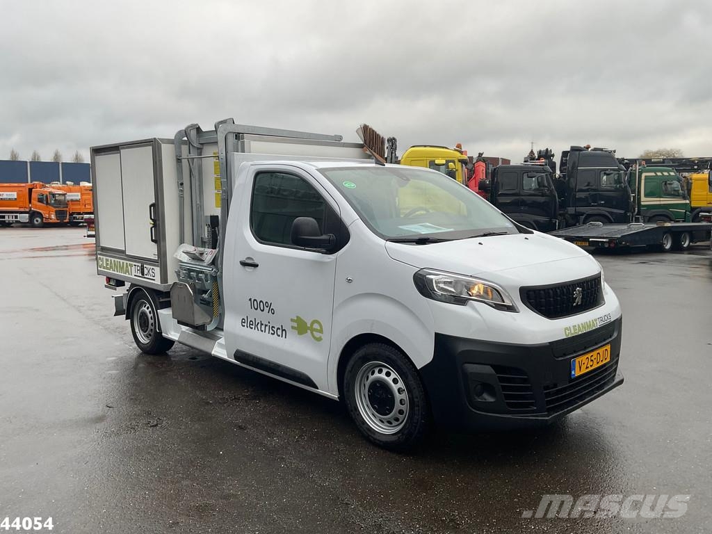 Peugeot E-Expert 100% elektrisch kippende zijlader Müllwagen
