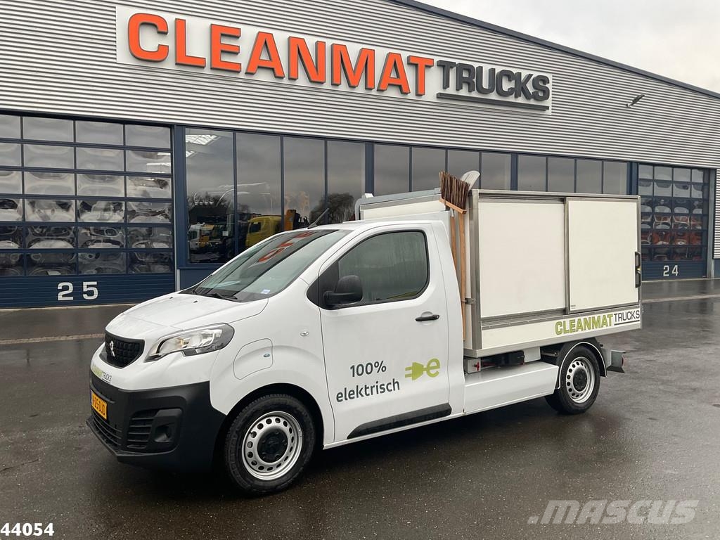 Peugeot E-Expert 100% elektrisch kippende zijlader Müllwagen