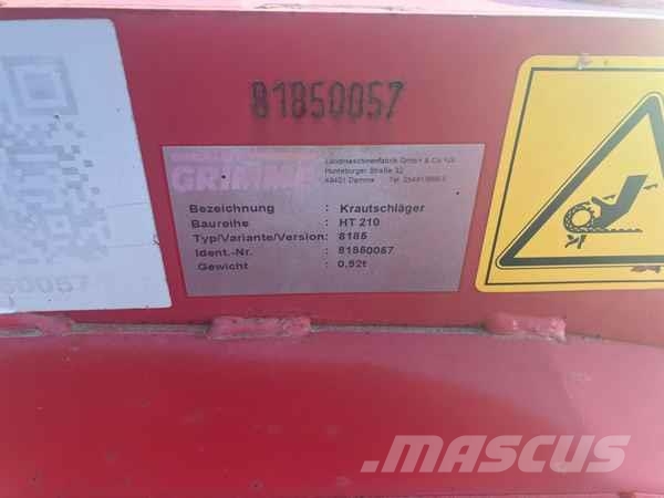 Grimme HT 210 Ostale poljoprivredne mašine