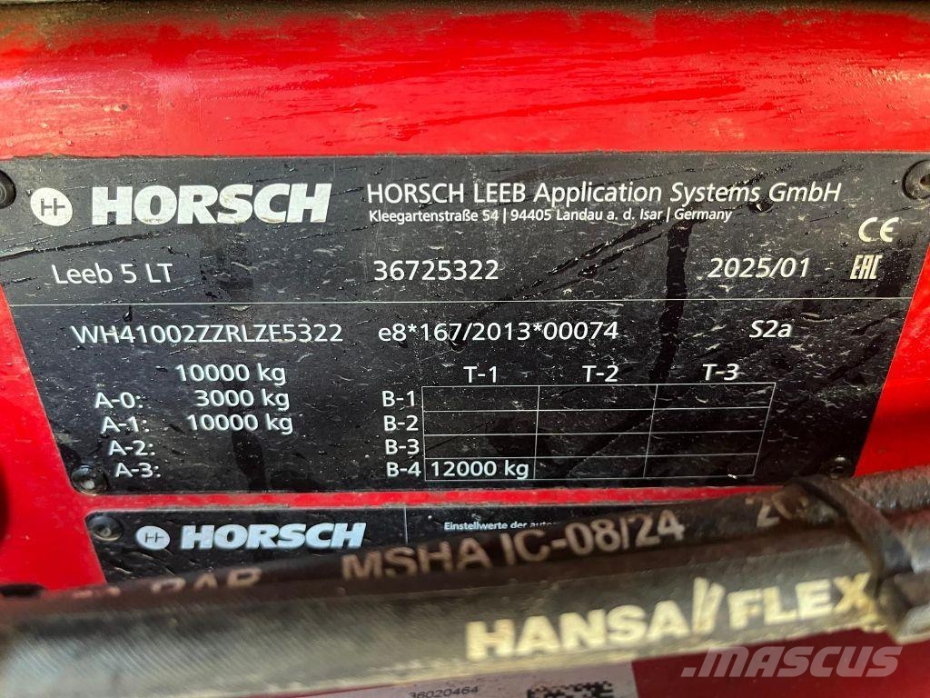 Horsch LEEB 5 LT Ťahané postrekovače