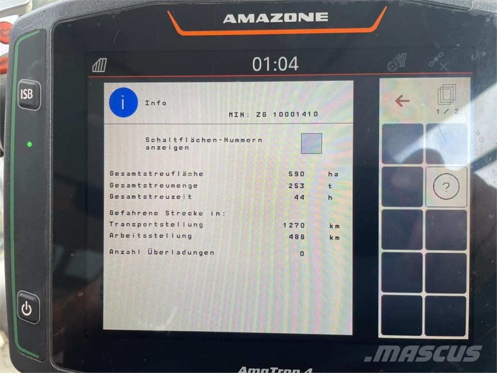 Amazone ZG-TS7501 ProfisPro Mineraldüngerstreuer