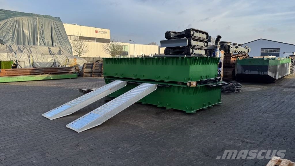  couple pontoons modular pontoon Casco certificate  작업선, 바지선 및 너벅선