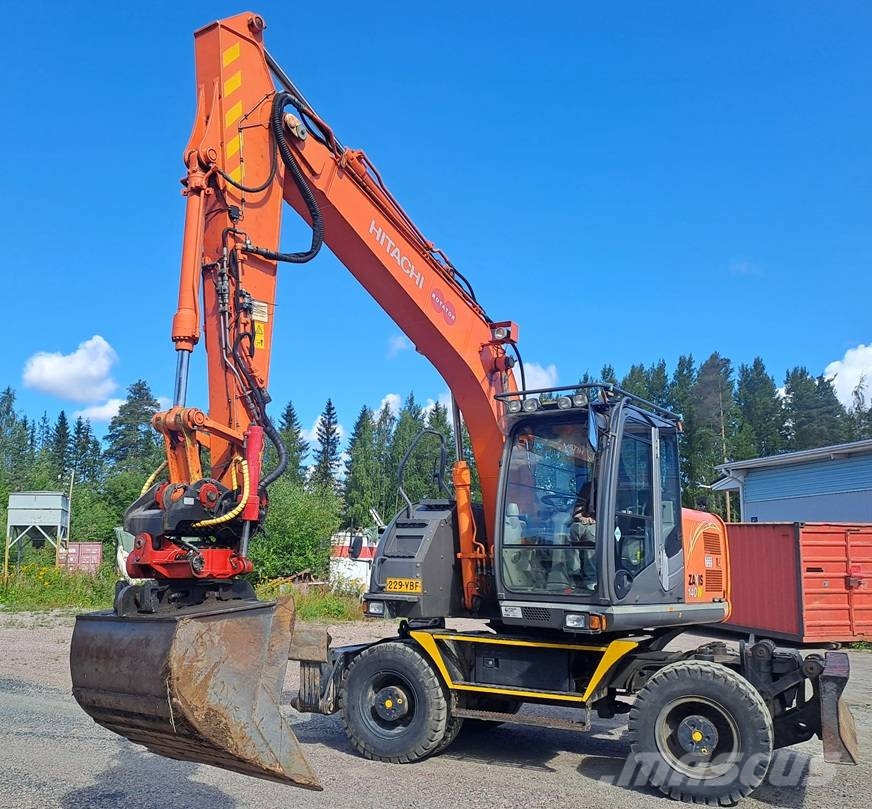 Hitachi ZX 140 W-3 Excavadoras de ruedas