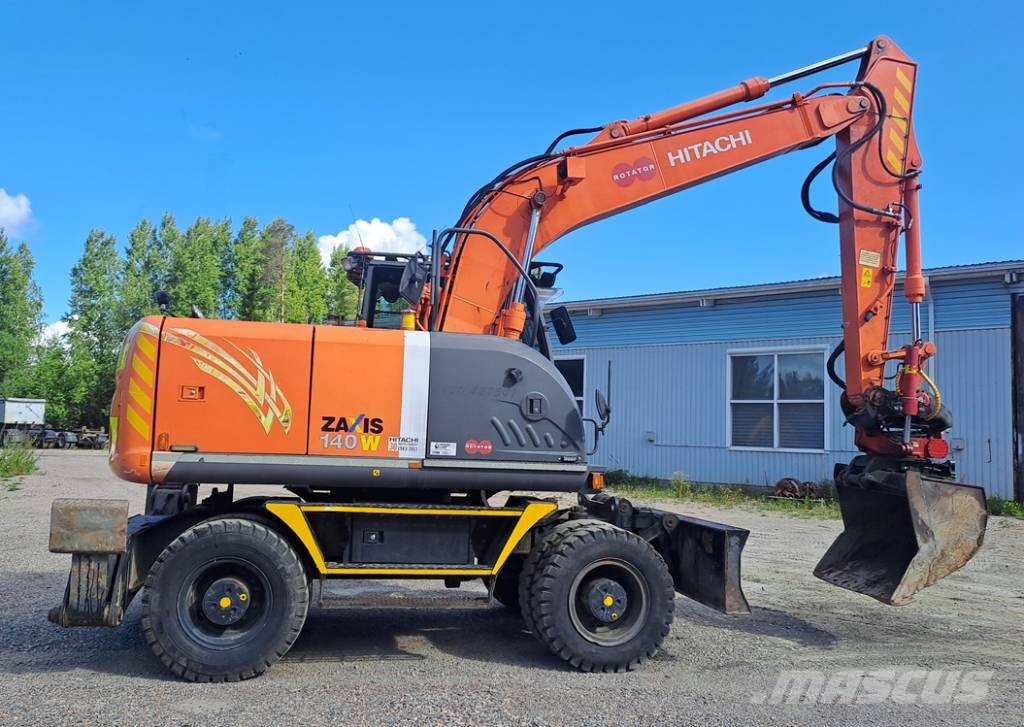 Hitachi ZX 140 W-3 Excavadoras de ruedas