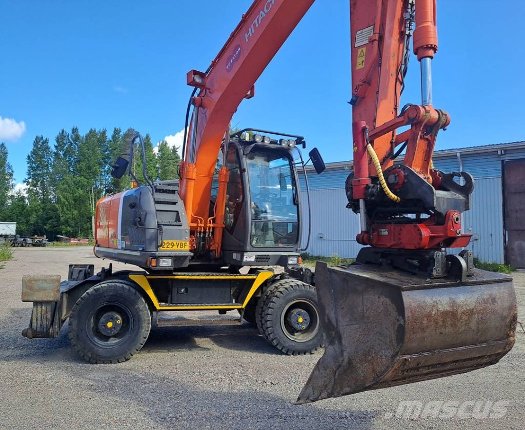 Hitachi ZX 140 W-3 Excavadoras de ruedas