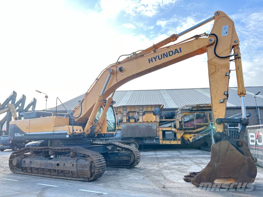 Hyundai R520LC-9 - Good Working Condition / CE Escavadeiras de esteiras