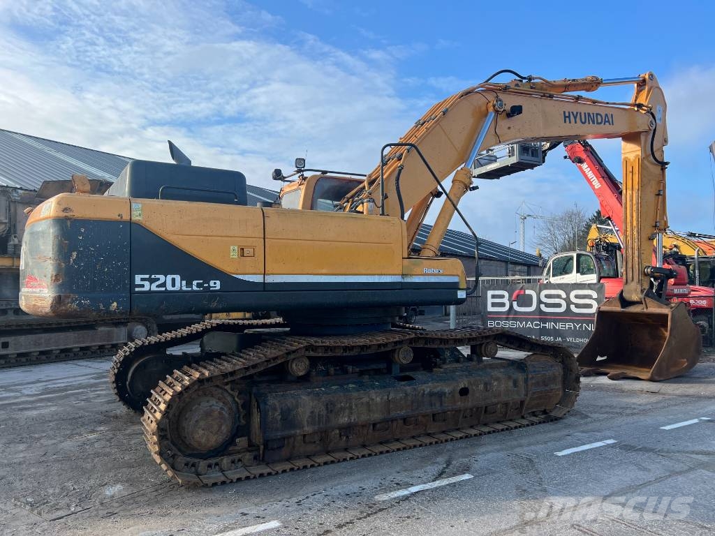 Hyundai R520LC-9 - Good Working Condition / CE Escavadeiras de esteiras