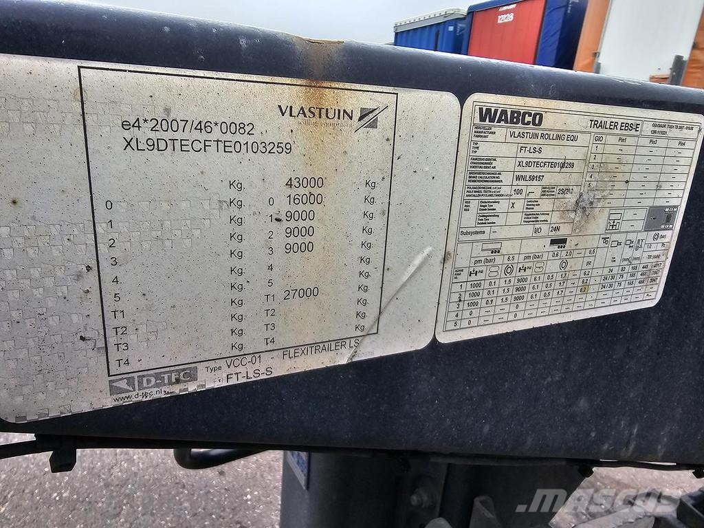 D-tec FLEXI TRAILER - ALL CONNECTIONS - BPW DRUM - APK/T Semirremolques portacontenedores