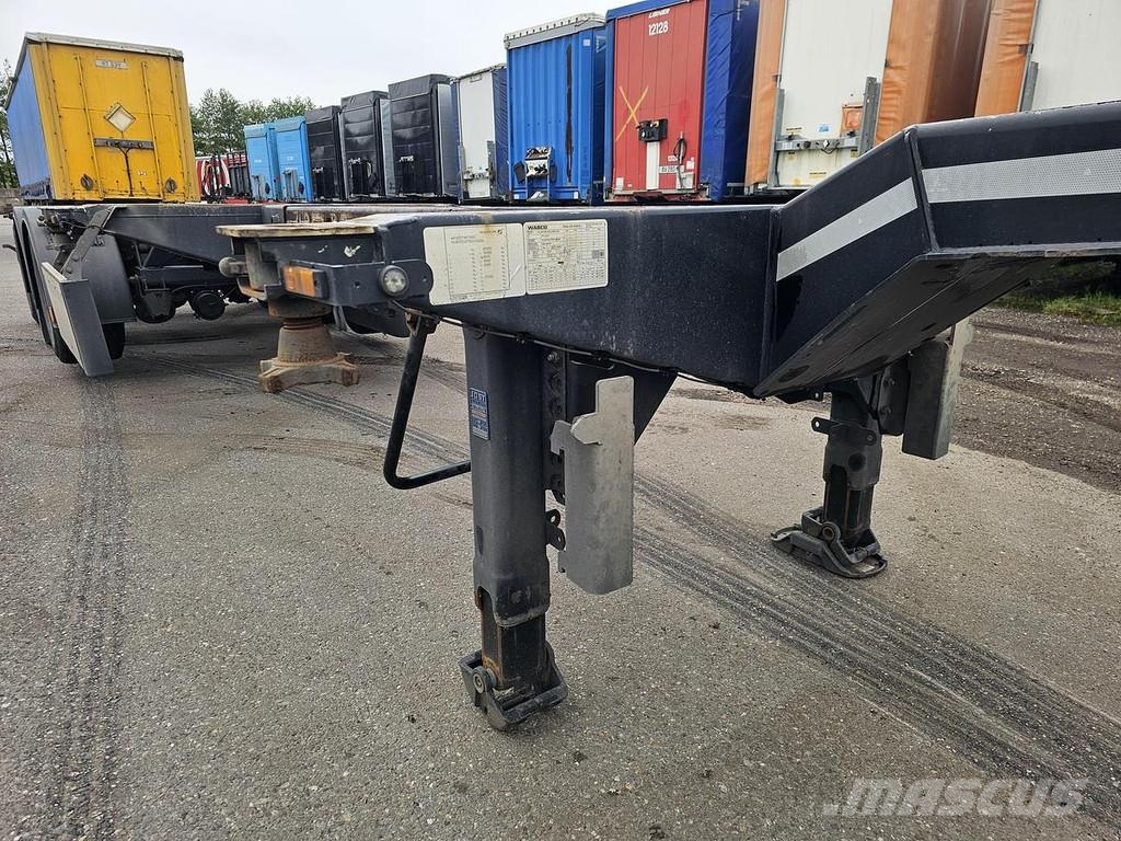 D-tec FLEXI TRAILER - ALL CONNECTIONS - BPW DRUM - APK/T Semirremolques portacontenedores