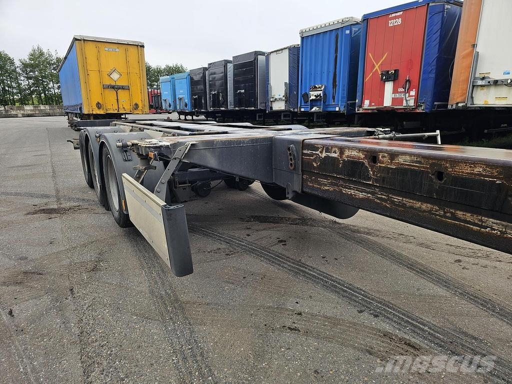 D-tec FLEXI TRAILER - ALL CONNECTIONS - BPW DRUM - APK/T Semirremolques portacontenedores