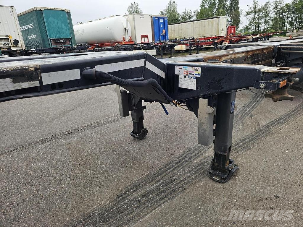 D-tec FLEXI TRAILER - ALL CONNECTIONS - BPW DRUM - APK/T Semirremolques portacontenedores