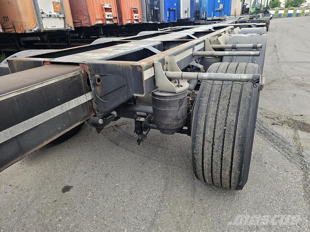 D-tec FLEXI TRAILER - ALL CONNECTIONS - BPW DRUM - APK/T Semirremolques portacontenedores