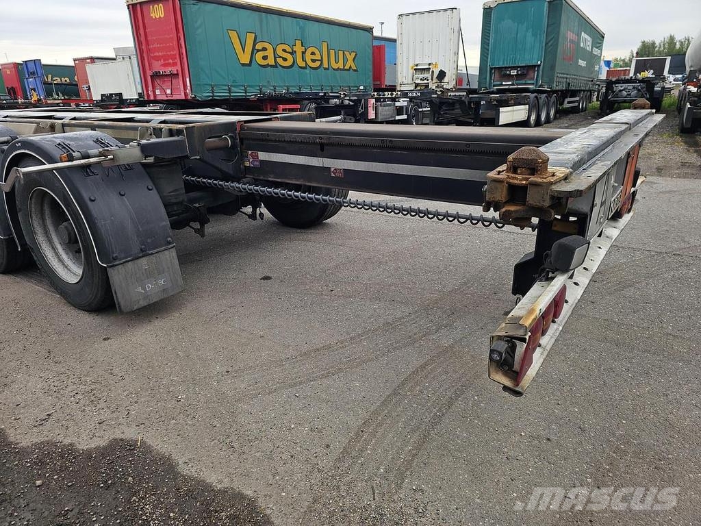 D-tec FLEXI TRAILER - ALL CONNECTIONS - BPW DRUM - APK/T Semirremolques portacontenedores