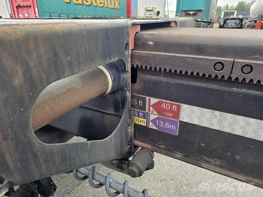 D-tec FLEXI TRAILER - ALL CONNECTIONS - BPW DRUM - APK/T Semirremolques portacontenedores